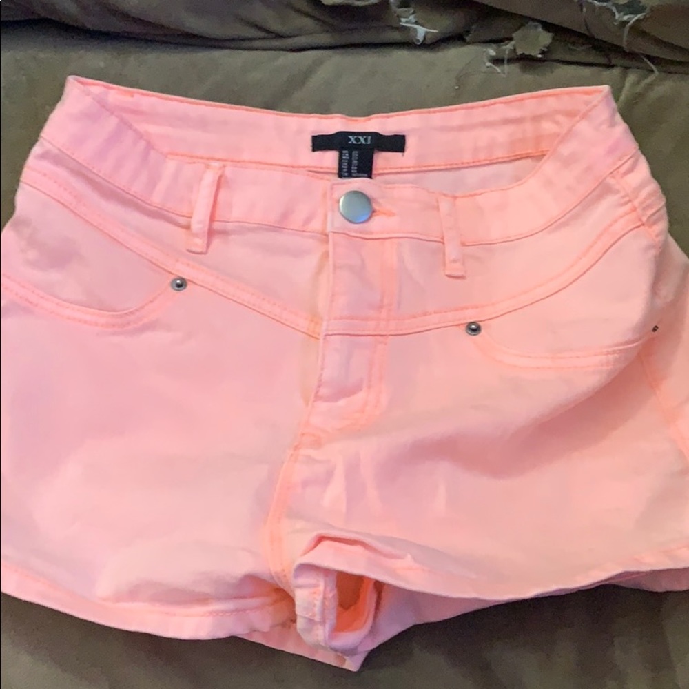 Peach shorts
